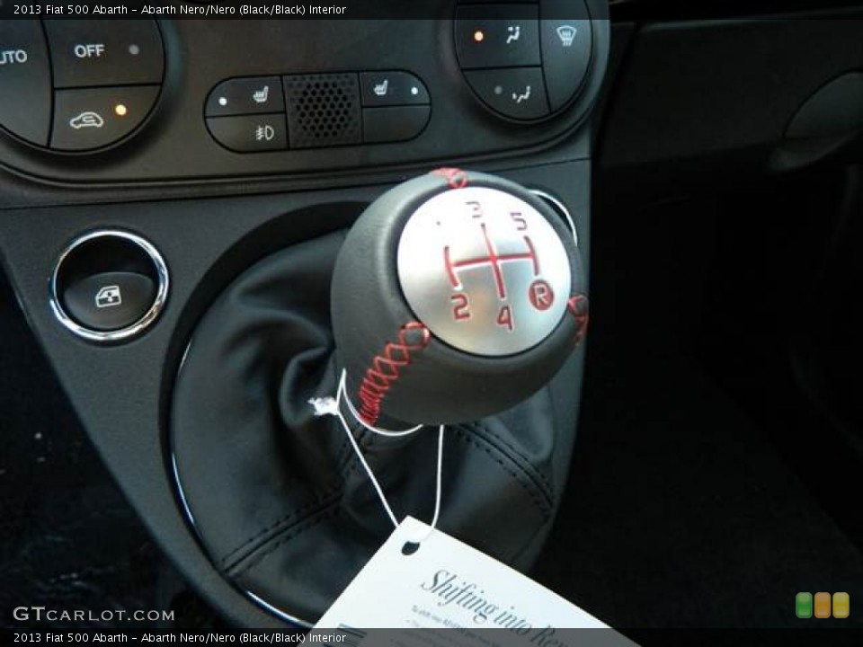 Abarth Nero/Nero (Black/Black) Interior Transmission for the 2013 Fiat 500 Abarth #74371679