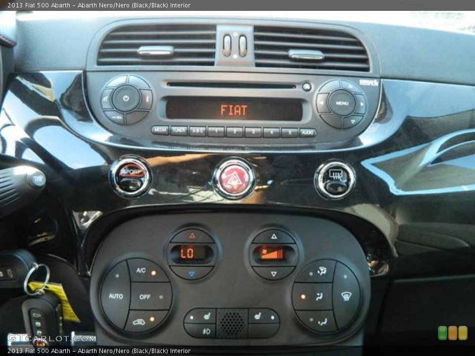 Abarth Nero/Nero (Black/Black) Interior Controls for the 2013 Fiat 500 Abarth #74371699