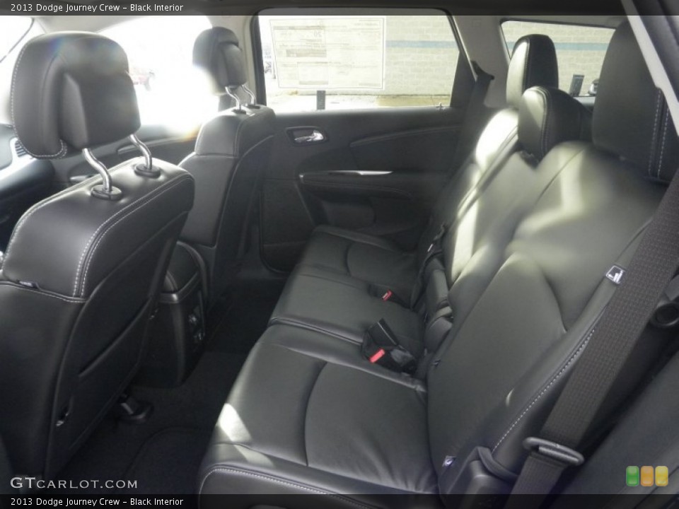 Black Interior Rear Seat for the 2013 Dodge Journey Crew #74371969
