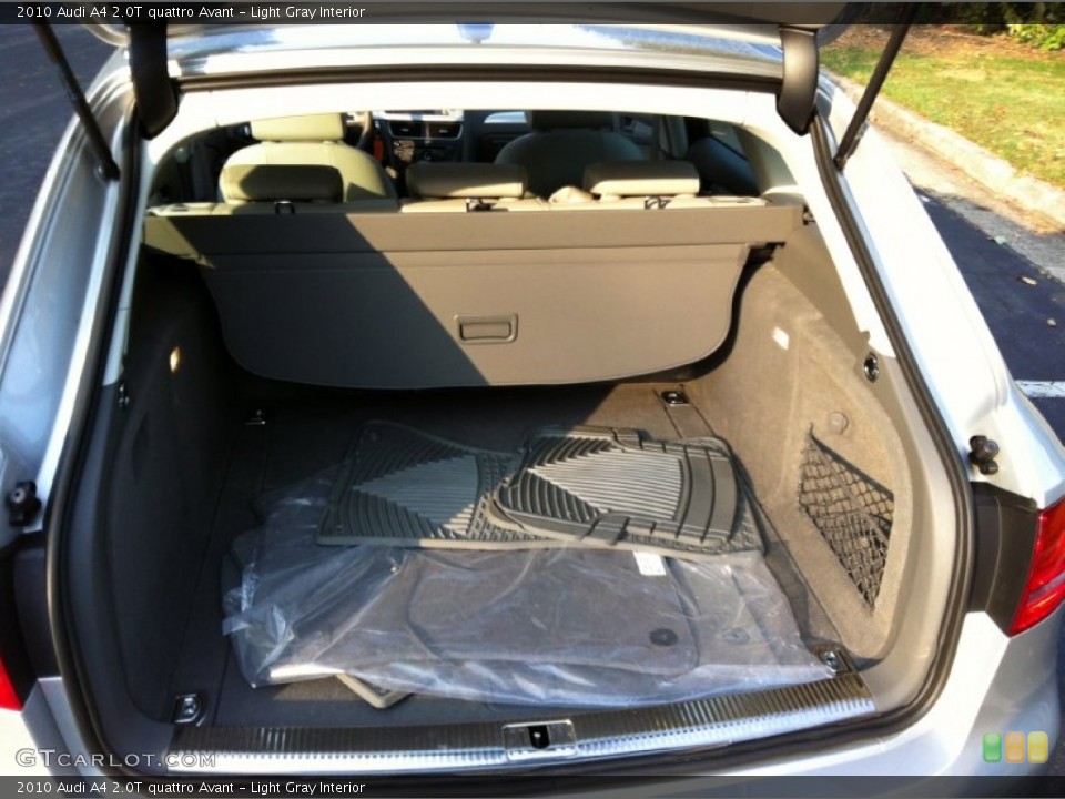 Light Gray Interior Trunk for the 2010 Audi A4 2.0T quattro Avant #74375848