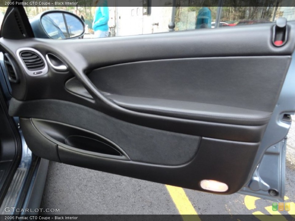 Black Interior Door Panel for the 2006 Pontiac GTO Coupe #74380249