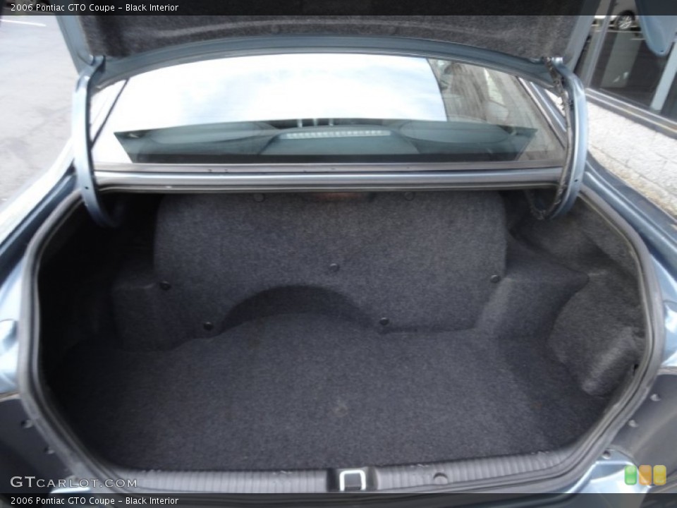 Black Interior Trunk for the 2006 Pontiac GTO Coupe #74380334