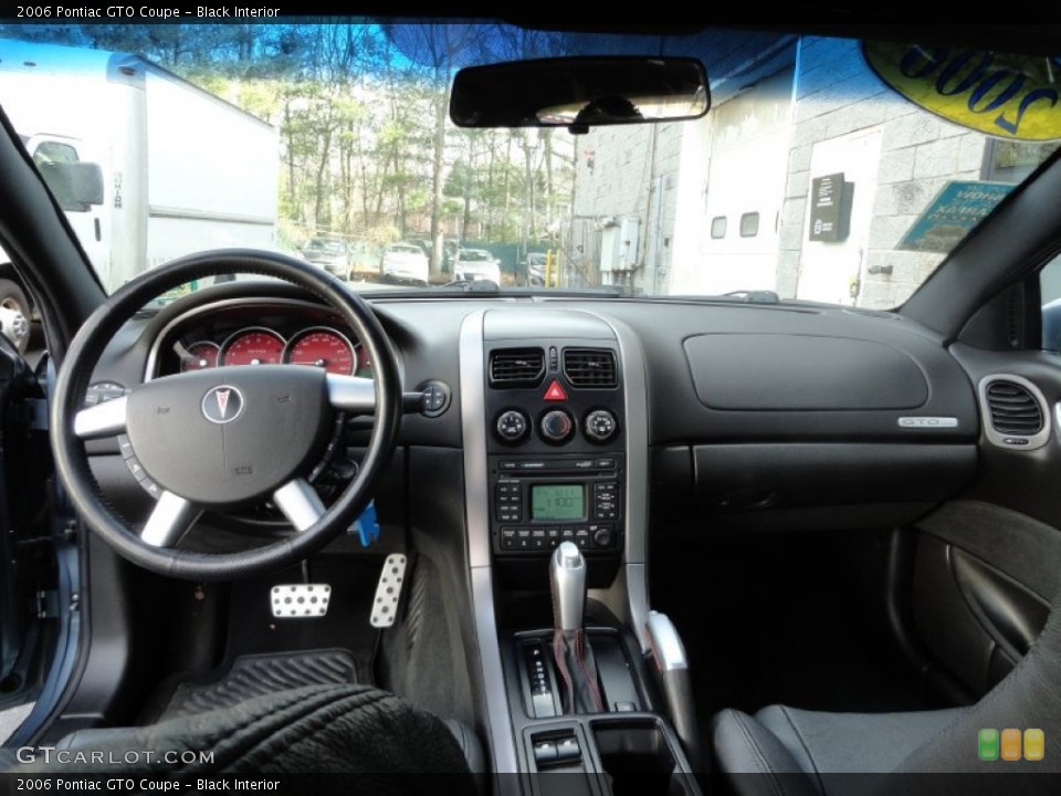 Black Interior Dashboard for the 2006 Pontiac GTO Coupe #74380420