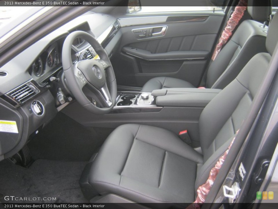 Black Interior Front Seat for the 2013 Mercedes-Benz E 350 BlueTEC Sedan #74380708