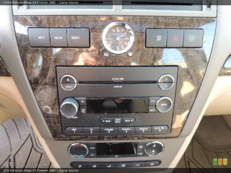 Camel Interior Controls for the 2009 Mercury Milan V6 Premier AWD #74384595