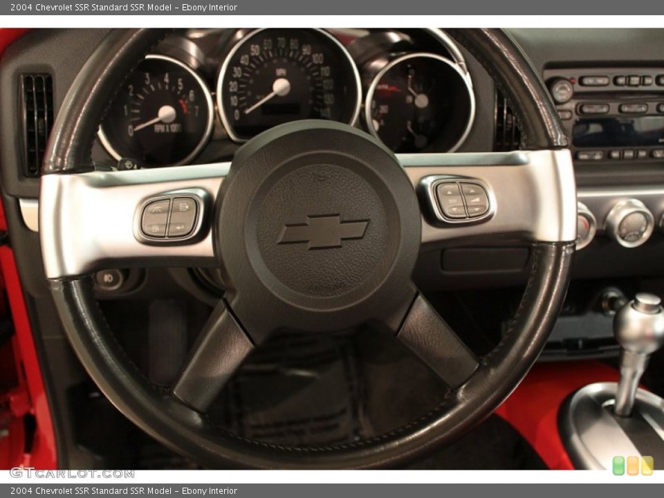 Ebony Interior Steering Wheel for the 2004 Chevrolet SSR  #74387561