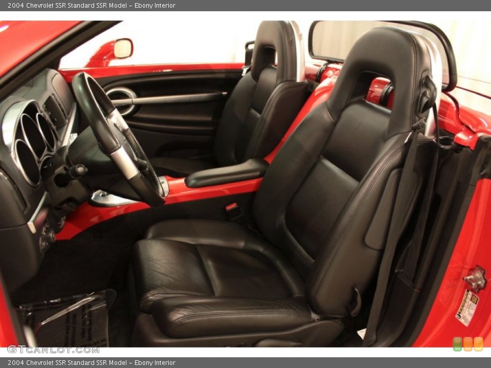 Ebony Interior Front Seat for the 2004 Chevrolet SSR  #74387595