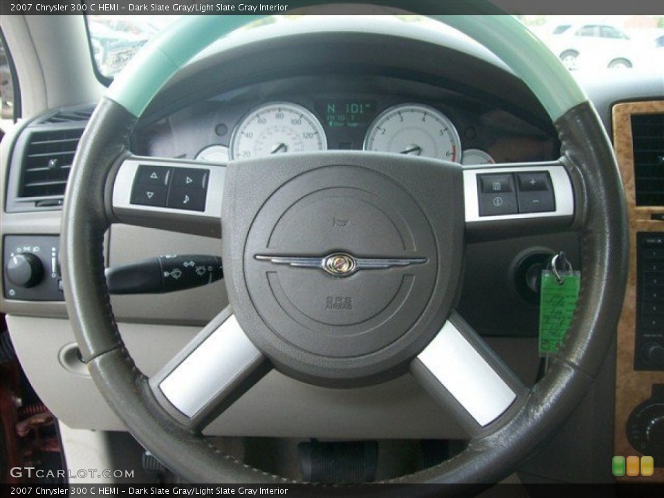 Dark Slate Gray/Light Slate Gray Interior Steering Wheel for the 2007 Chrysler 300 C HEMI #74387668
