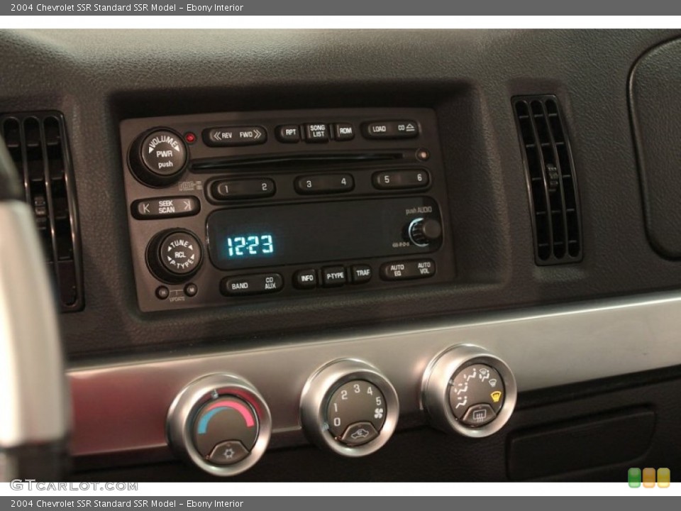 Ebony Interior Audio System for the 2004 Chevrolet SSR  #74387707