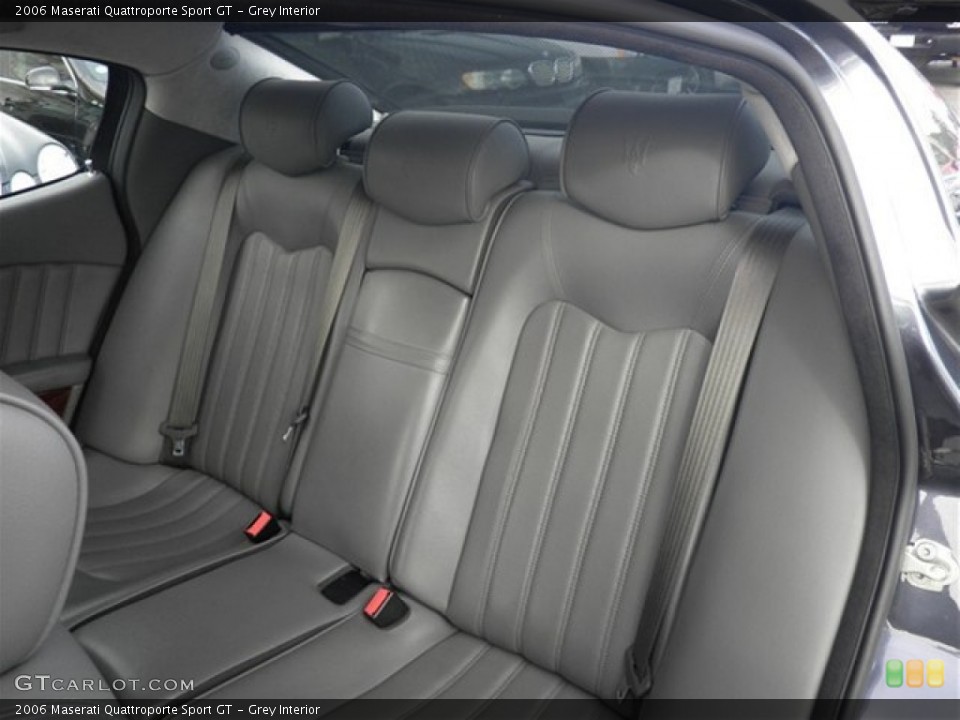 Grey Interior Rear Seat for the 2006 Maserati Quattroporte Sport GT #74389858