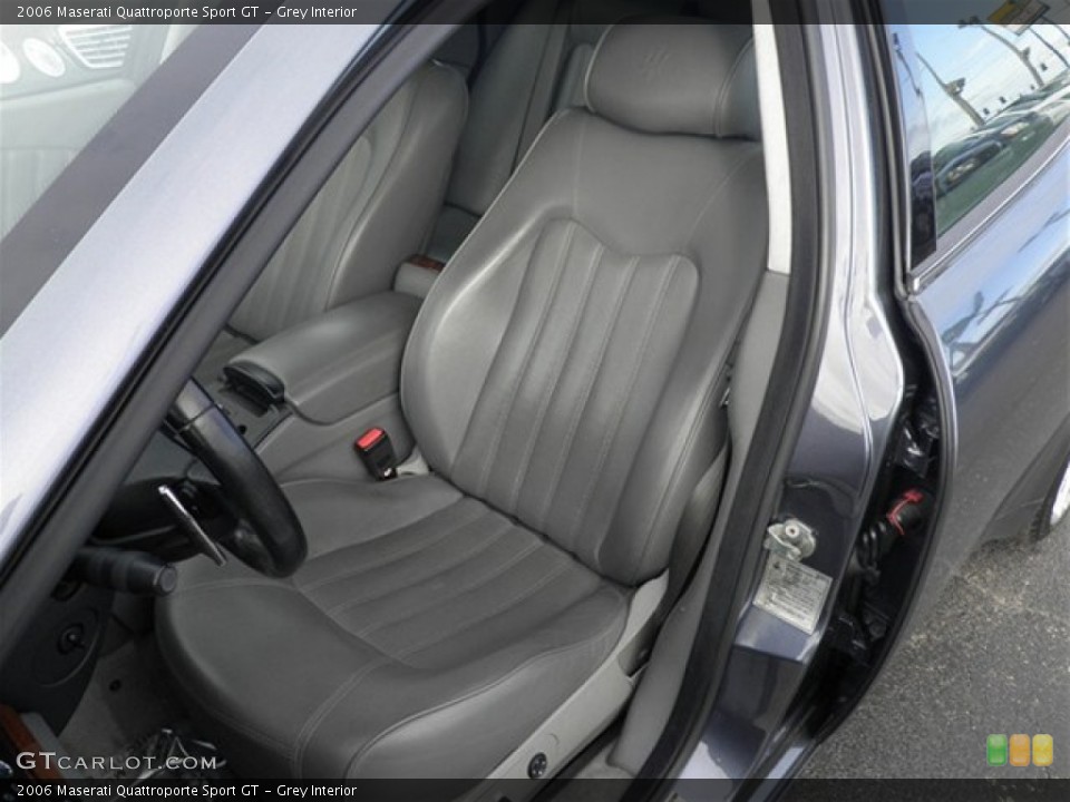 Grey Interior Front Seat for the 2006 Maserati Quattroporte Sport GT #74389952