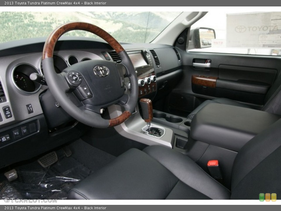 Black Interior Photo for the 2013 Toyota Tundra Platinum CrewMax 4x4 #74390014