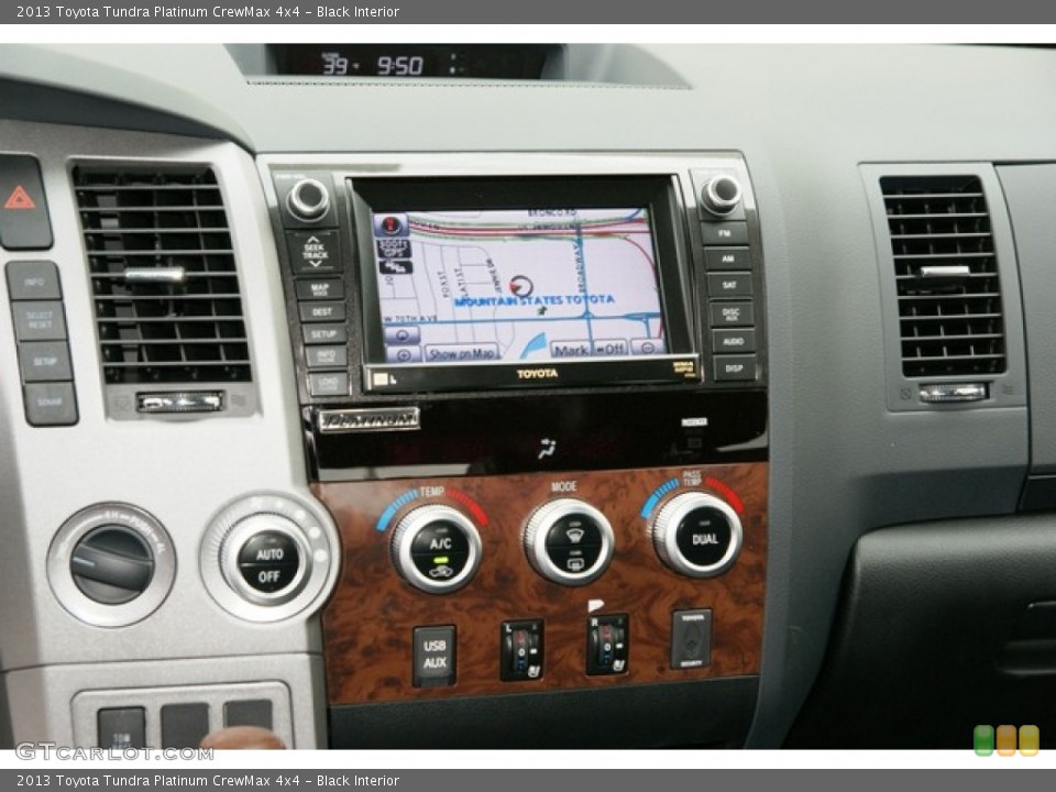 Black Interior Controls for the 2013 Toyota Tundra Platinum CrewMax 4x4 #74390040