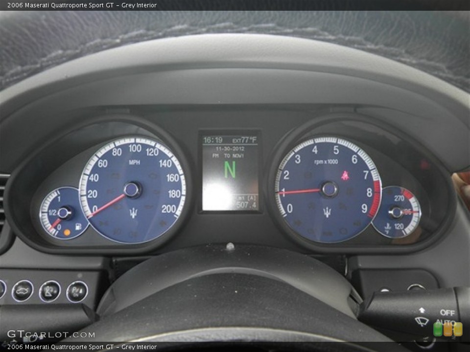 Grey Interior Gauges for the 2006 Maserati Quattroporte Sport GT #74390047