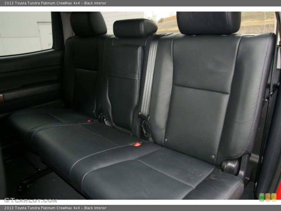 Black Interior Rear Seat for the 2013 Toyota Tundra Platinum CrewMax 4x4 #74390065