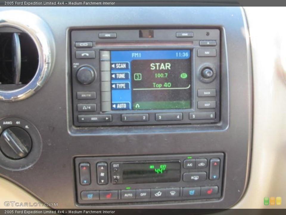 Medium Parchment Interior Controls for the 2005 Ford Expedition Limited 4x4 #74390821