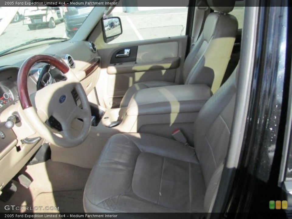Medium Parchment Interior Front Seat for the 2005 Ford Expedition Limited 4x4 #74390863