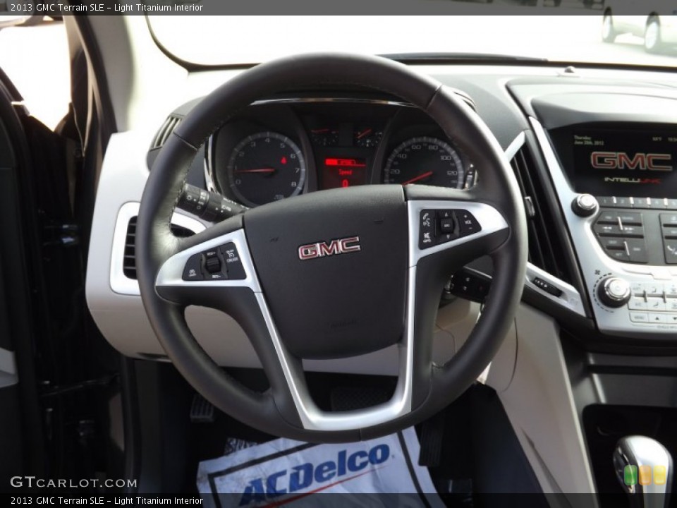 Light Titanium Interior Steering Wheel for the 2013 GMC Terrain SLE #74393233