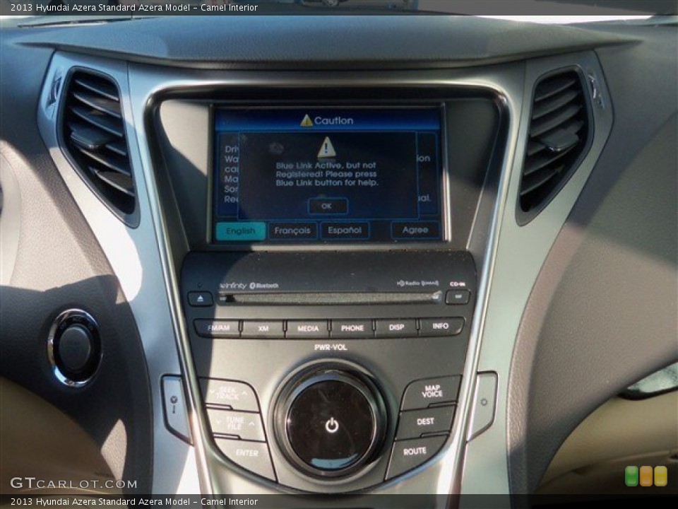 Camel Interior Controls for the 2013 Hyundai Azera  #74396191
