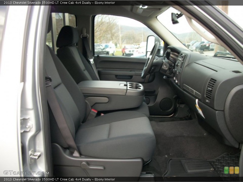 Ebony Interior Photo for the 2013 Chevrolet Silverado 3500HD LT Crew Cab 4x4 Dually #74396737