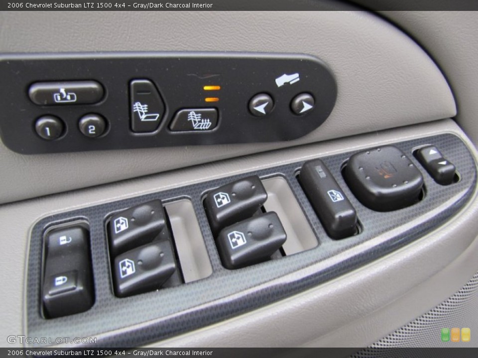 Gray/Dark Charcoal Interior Controls for the 2006 Chevrolet Suburban LTZ 1500 4x4 #74397078