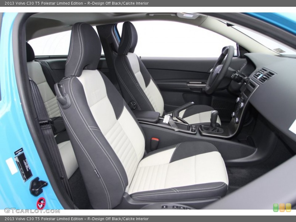 R-Design Off Black/Calcite Interior Front Seat for the 2013 Volvo C30 T5 Polestar Limited Edition #74398108
