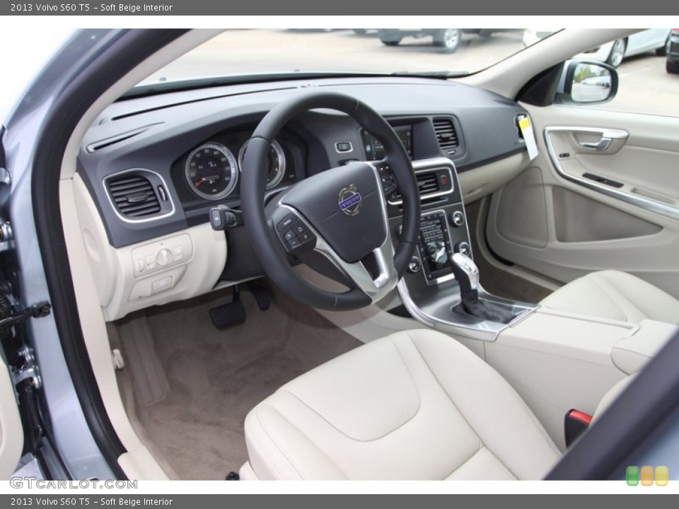 Soft Beige Interior Photo for the 2013 Volvo S60 T5 #74398540