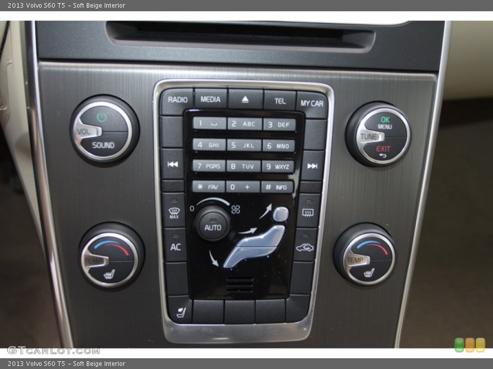 Soft Beige Interior Controls for the 2013 Volvo S60 T5 #74398759