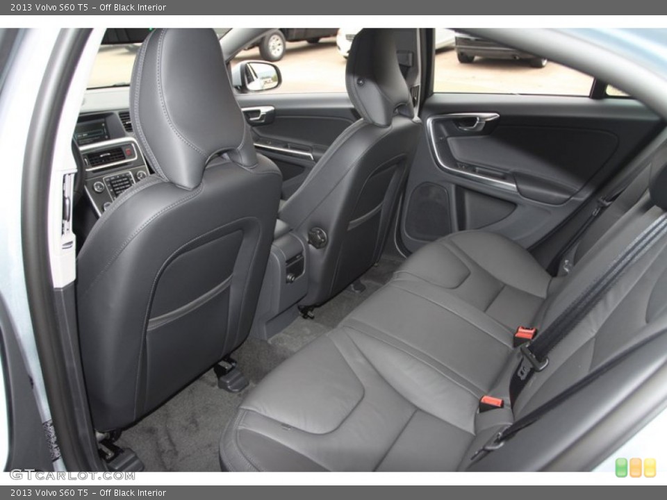 Off Black Interior Rear Seat for the 2013 Volvo S60 T5 #74399323