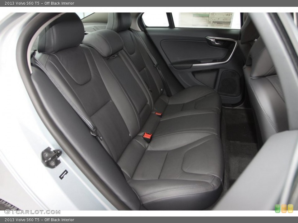 Off Black Interior Rear Seat for the 2013 Volvo S60 T5 #74399488