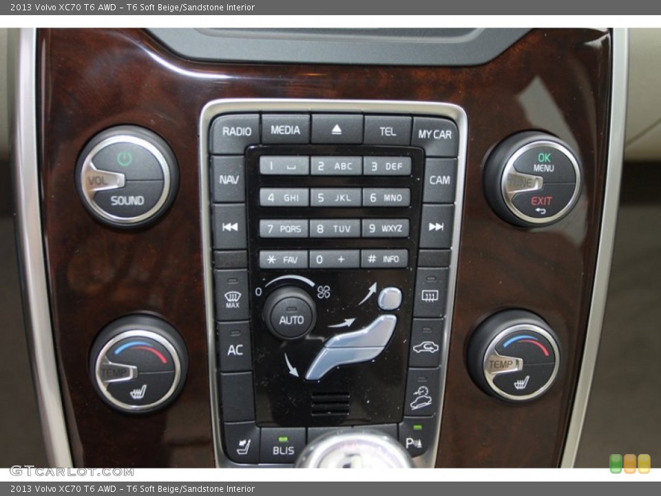 T6 Soft Beige/Sandstone Interior Controls for the 2013 Volvo XC70 T6 AWD #74400094