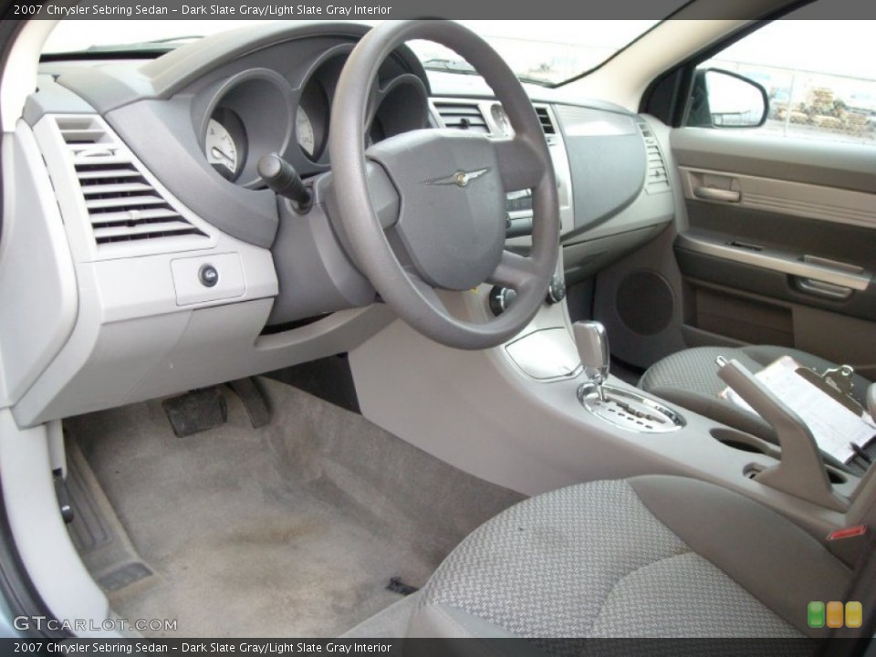 Dark Slate Gray/Light Slate Gray Interior Photo for the 2007 Chrysler Sebring Sedan #74403080