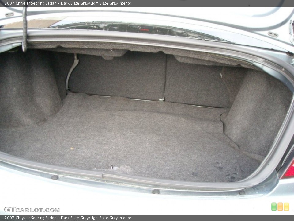 Dark Slate Gray/Light Slate Gray Interior Trunk for the 2007 Chrysler Sebring Sedan #74403186
