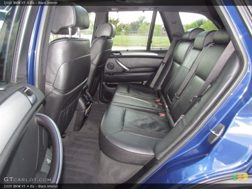 Black Interior Rear Seat for the 2005 BMW X5 4.8is #74404293