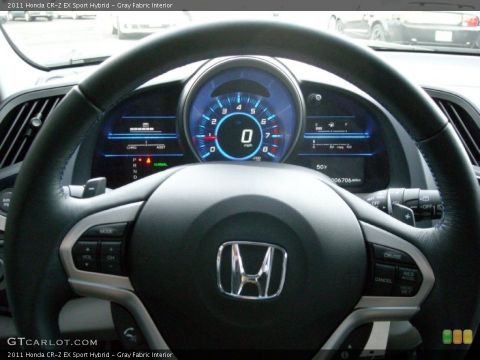 Gray Fabric Interior Gauges for the 2011 Honda CR-Z EX Sport Hybrid #74405016