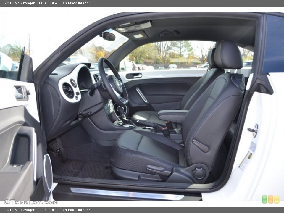 Titan Black Interior Photo for the 2013 Volkswagen Beetle TDI #74405155