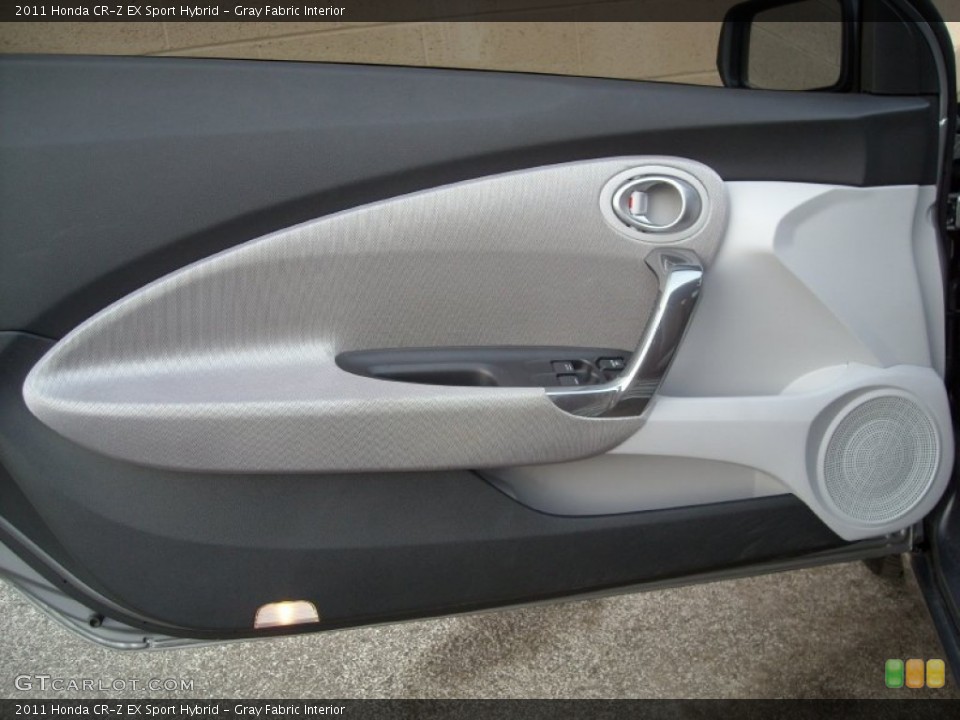 Gray Fabric Interior Door Panel for the 2011 Honda CR-Z EX Sport Hybrid #74405179