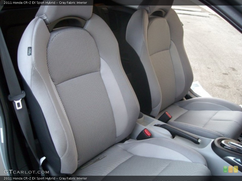 Gray Fabric Interior Front Seat for the 2011 Honda CR-Z EX Sport Hybrid #74405290