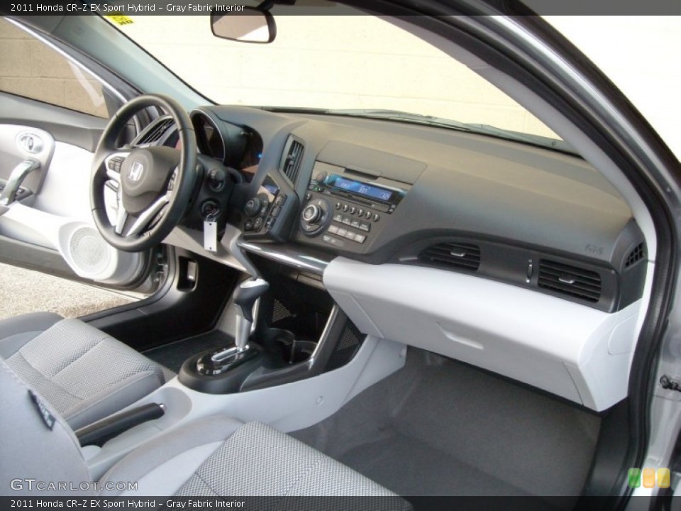 Gray Fabric Interior Dashboard for the 2011 Honda CR-Z EX Sport Hybrid #74405317
