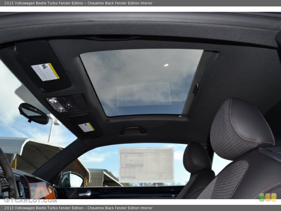 Cheyenne Black Fender Edition Interior Sunroof for the 2013 Volkswagen Beetle Turbo Fender Edition #74405928