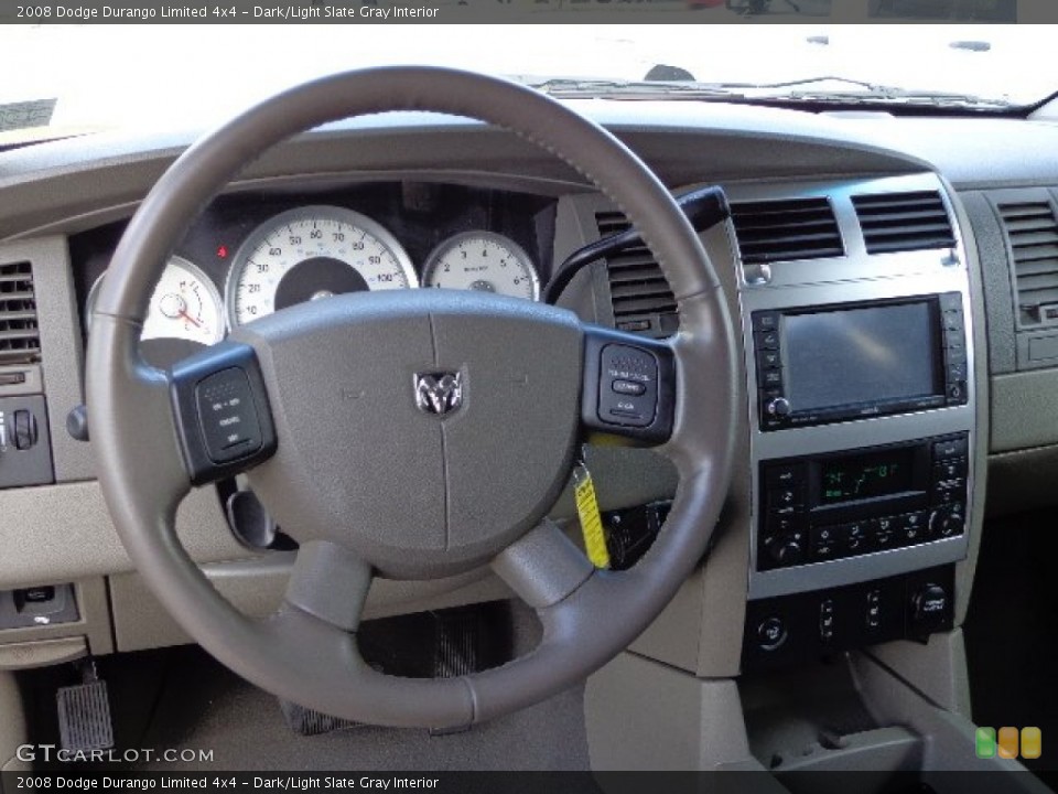 Dark/Light Slate Gray Interior Steering Wheel for the 2008 Dodge Durango Limited 4x4 #74407039