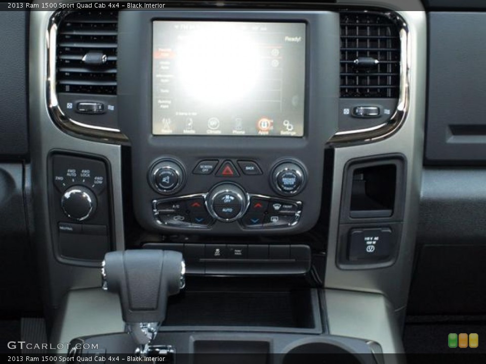 Black Interior Controls for the 2013 Ram 1500 Sport Quad Cab 4x4 #74407087