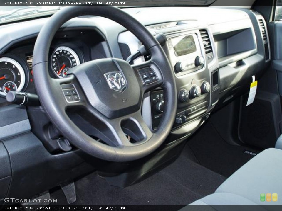 Black/Diesel Gray Interior Dashboard for the 2013 Ram 1500 Express Regular Cab 4x4 #74407219