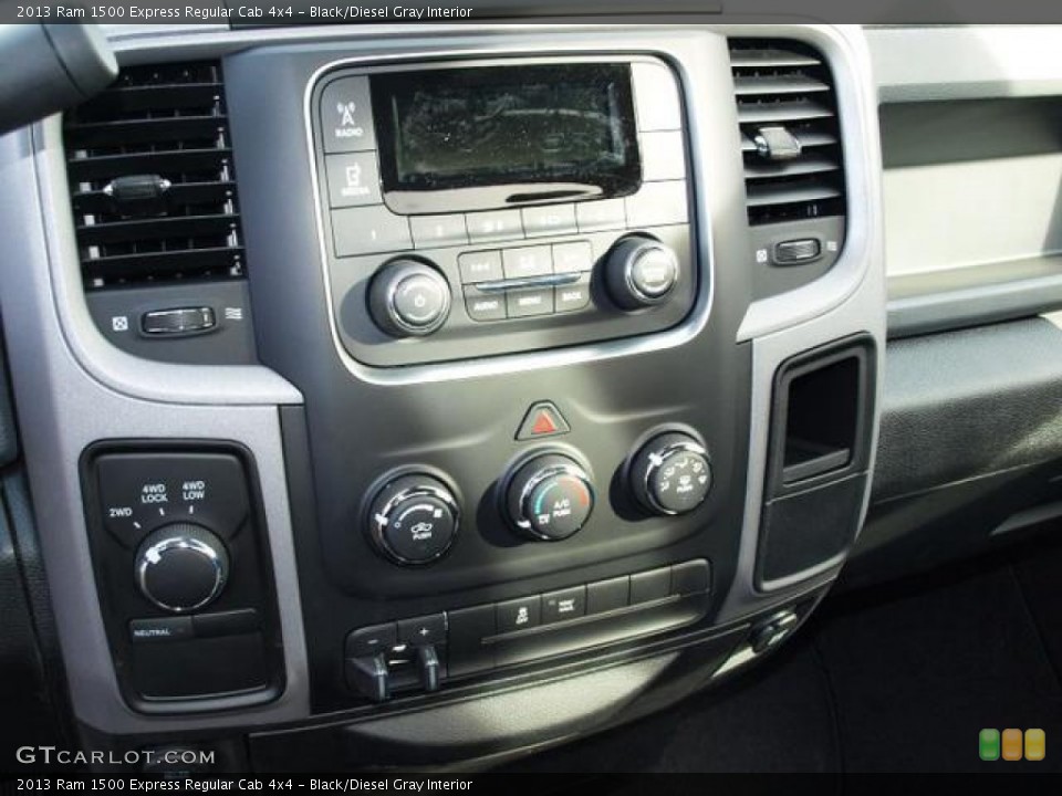 Black/Diesel Gray Interior Controls for the 2013 Ram 1500 Express Regular Cab 4x4 #74407236