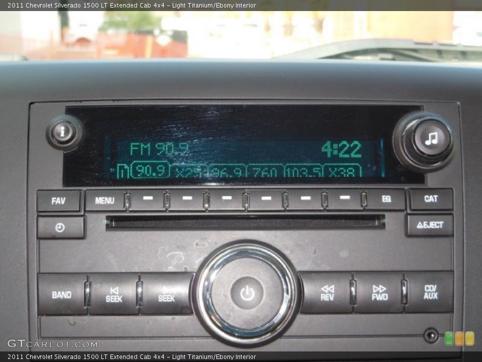 Light Titanium/Ebony Interior Audio System for the 2011 Chevrolet Silverado 1500 LT Extended Cab 4x4 #74407567