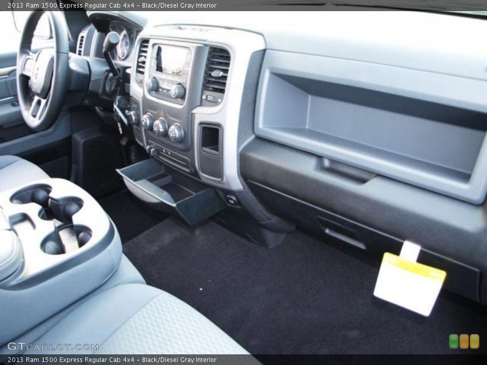 Black/Diesel Gray Interior Dashboard for the 2013 Ram 1500 Express Regular Cab 4x4 #74407644