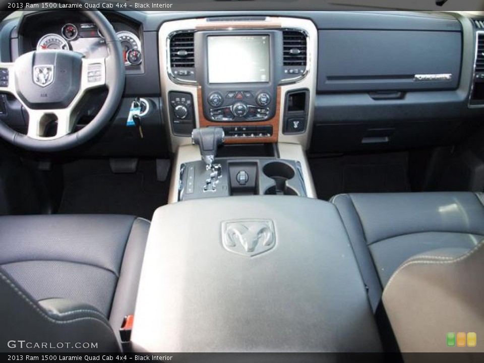 Black Interior Dashboard for the 2013 Ram 1500 Laramie Quad Cab 4x4 #74408320