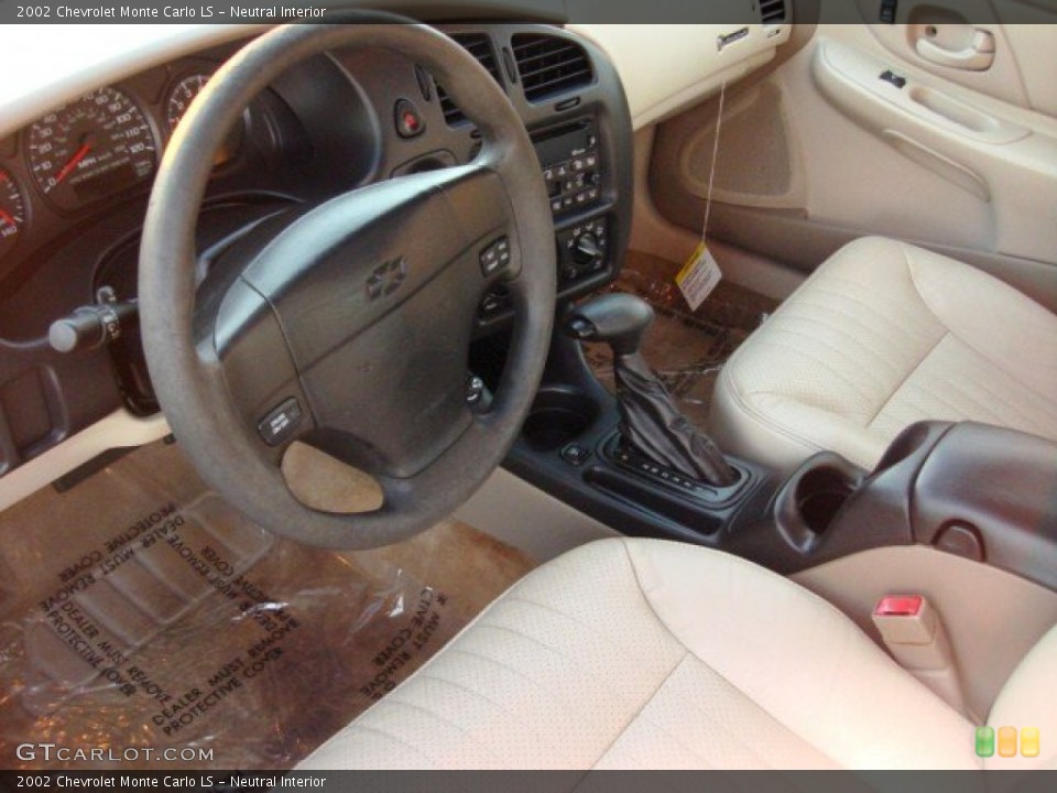 Neutral Interior Prime Interior for the 2002 Chevrolet Monte Carlo LS #74408914