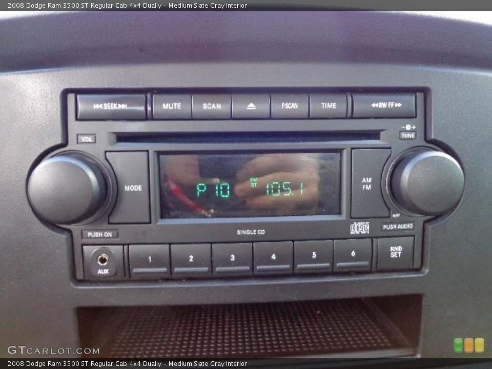 Medium Slate Gray Interior Audio System for the 2008 Dodge Ram 3500 ST Regular Cab 4x4 Dually #74409660
