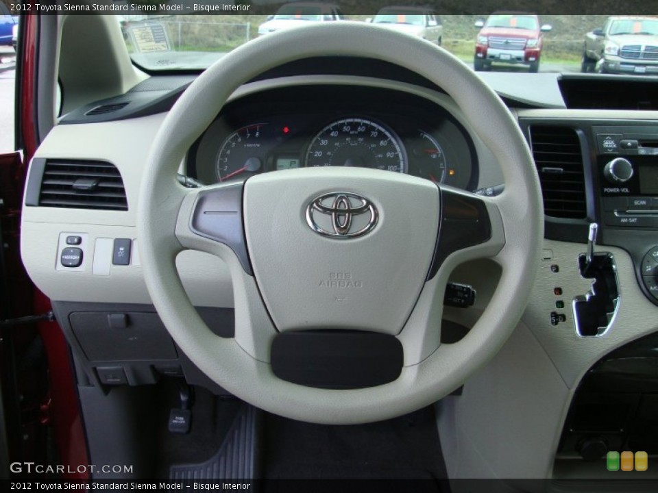 Bisque Interior Steering Wheel for the 2012 Toyota Sienna  #74413315